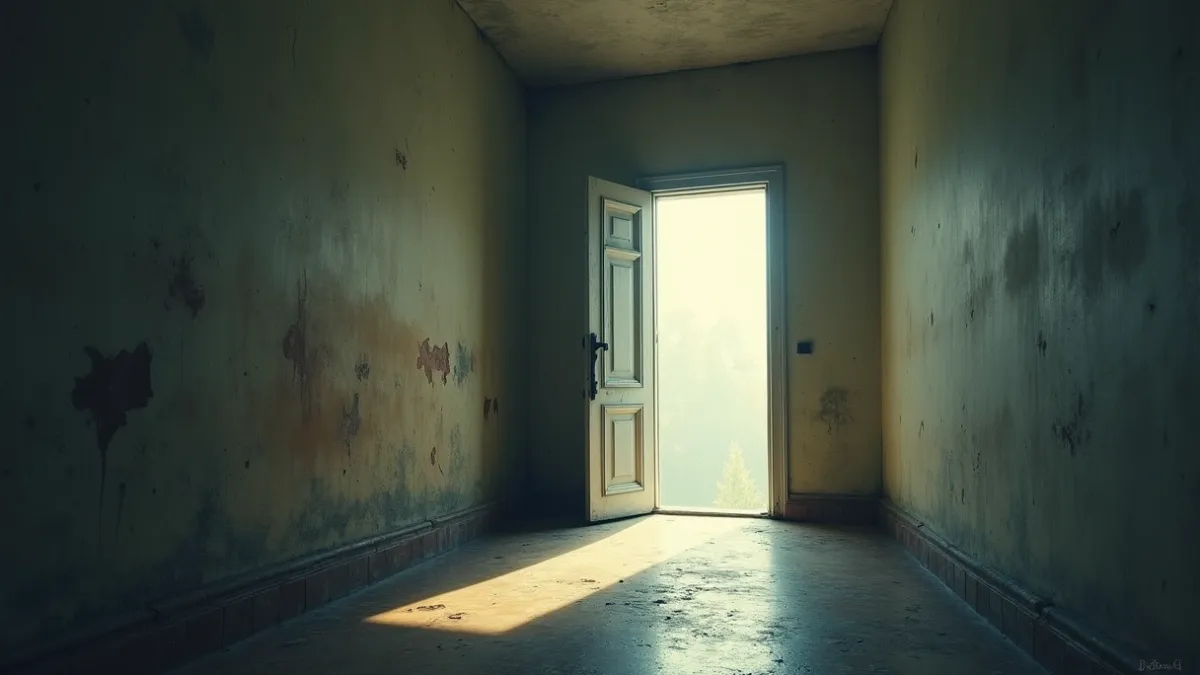 Sonhar com porta que some quando você vai abrir